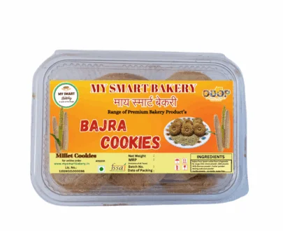 Healthy Sugar Free Bajra Cookies Millet Based, No Maida, High Fibre 400GM